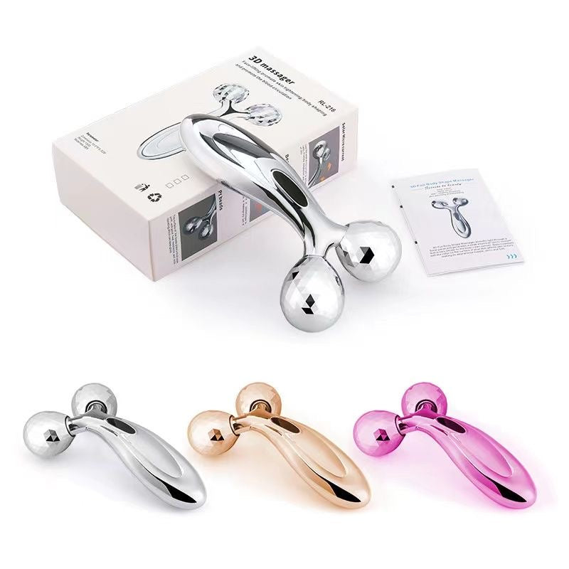 3D Zinc Alloy Facial Massager