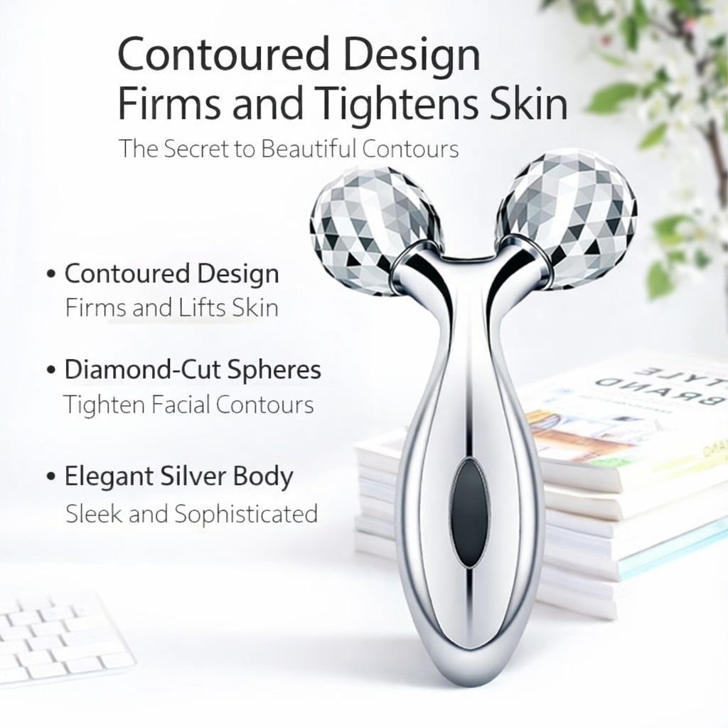 3D Zinc Alloy Facial Massager