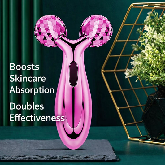 3D Zinc Alloy Facial Massager