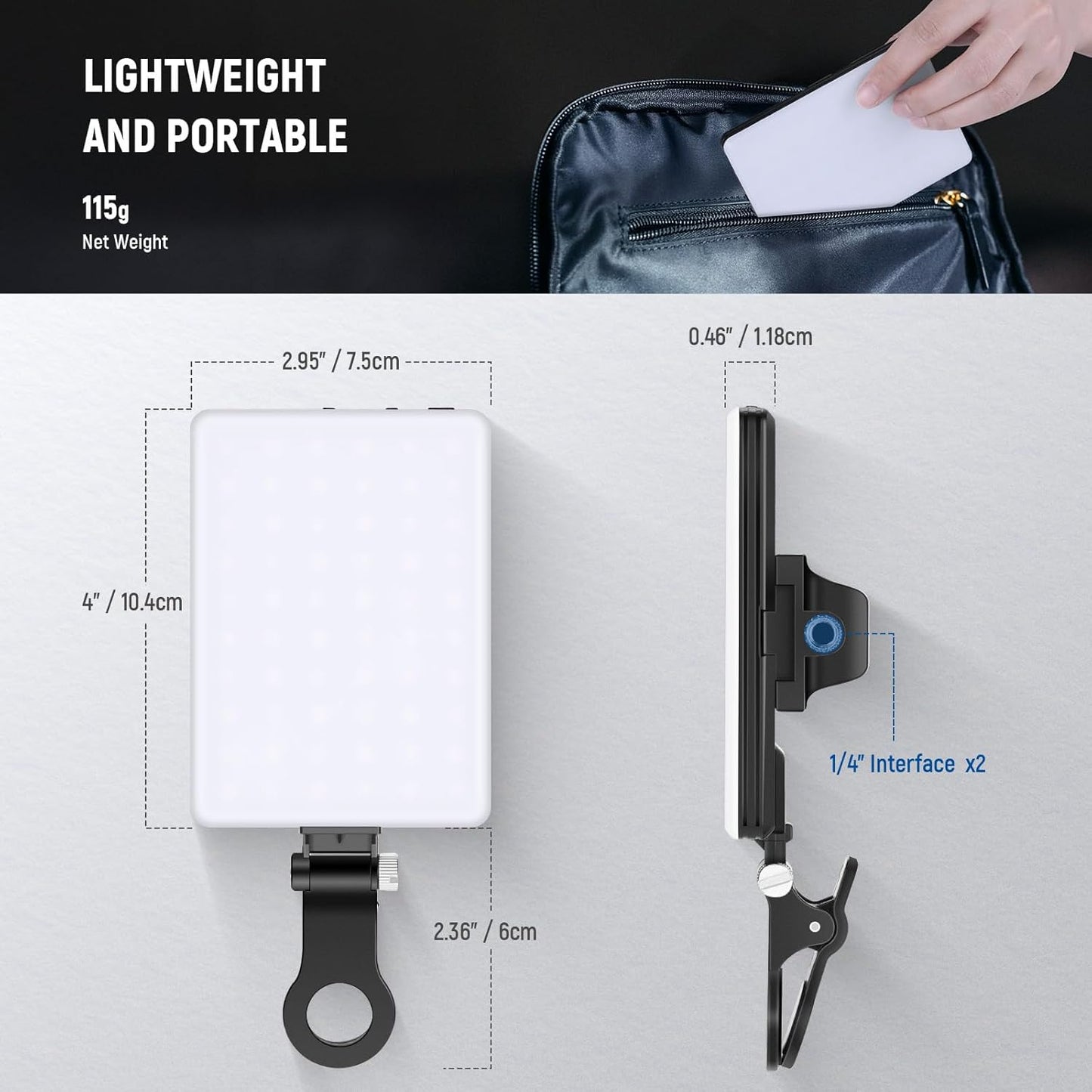NL-60AI Selfie LED Light
