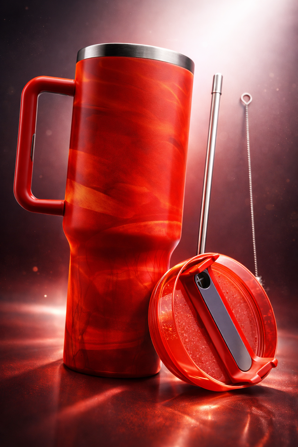 Insulated Travel Tumbler with Handle