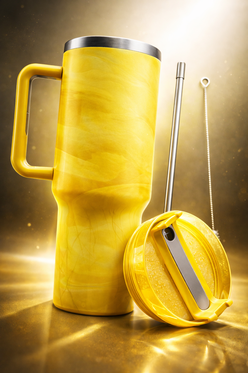 Insulated Travel Tumbler with Handle