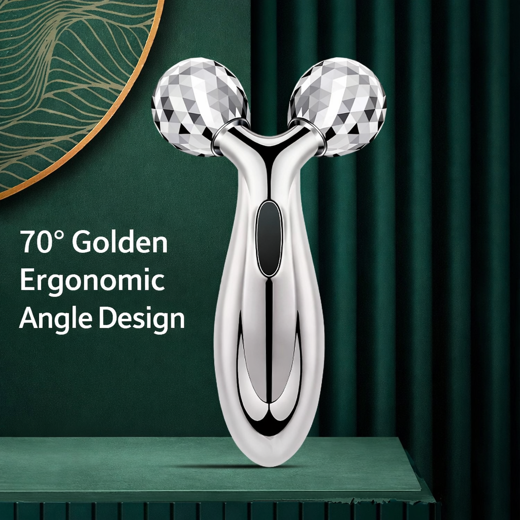 3D Zinc Alloy Facial Massager